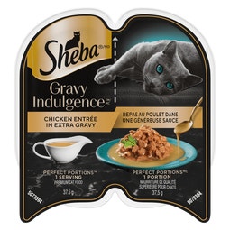 SHEBA® GRAVY INDULGENCE™ PERFECT PORTIONS™  Chicken Entrée in Extra Gravy image