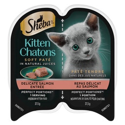 SHEBA® PERFECT PORTIONS™ Kitten Paté Delicate Salmon Entrée image