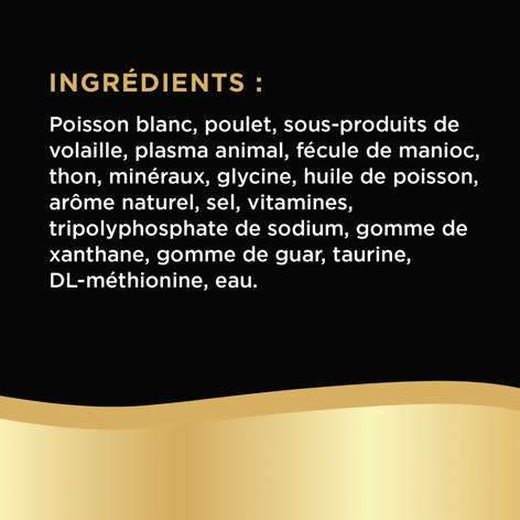 Repas délicat au poisson blanc et au thon SHEBA(MD) BISTRO PERFECT PORTIONS(MC) coupes en sauce image 1