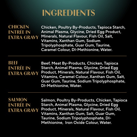 SHEBA® GRAVY INDULGENCE™ PERFECT PORTIONS™  Chicken & Beef & Salmon Entrée in Extra Gravy image 1