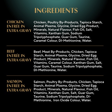 SHEBA® GRAVY INDULGENCE™ PERFECT PORTIONS™  Chicken & Beef & Salmon Entrée in Extra Gravy Variety Pack image 1