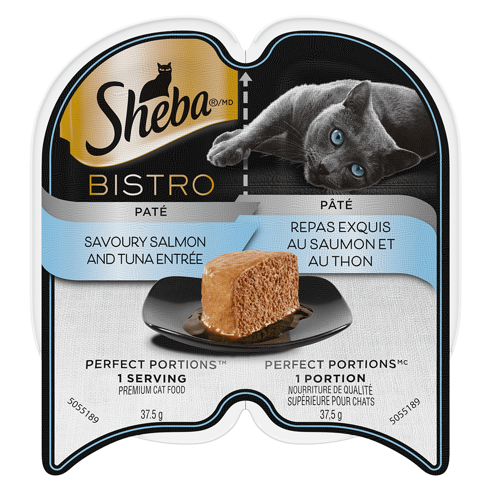 SHEBA BISTRO PERFECT PORTIONS Pat Savoury Salmon