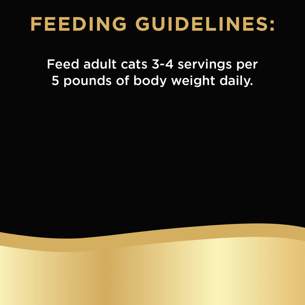SHEBA® BISTRO PERFECT PORTIONS™ Cuts in Gravy Salmon in Creamy Sauce Entrée feeding guidelines image