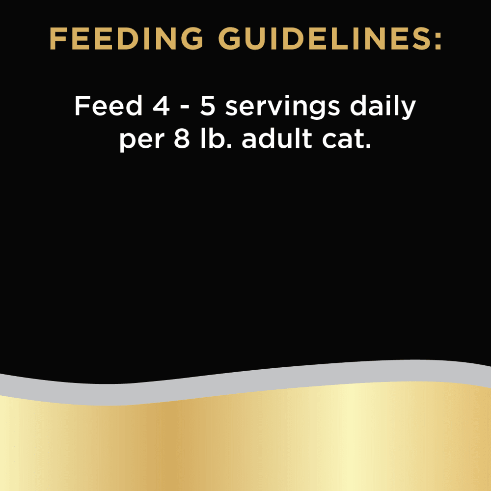 SHEBA® BISTRO PERFECT PORTIONS™ Paté Savoury Salmon & Tuna Entrée feeding guidelines image